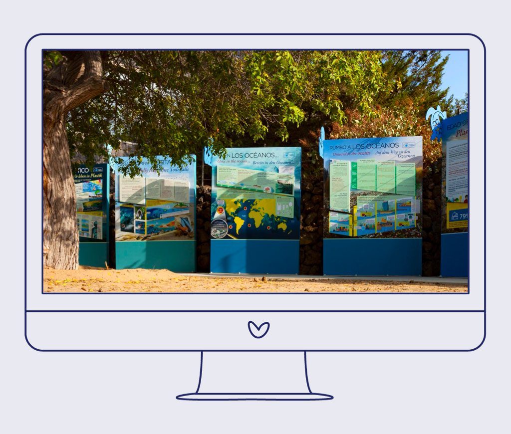 Exposición al aire libre - Paneles informativos
