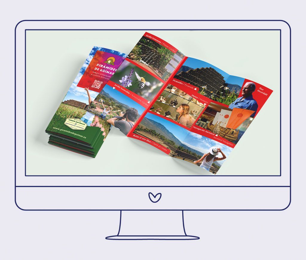 Folleto de promoción exterior